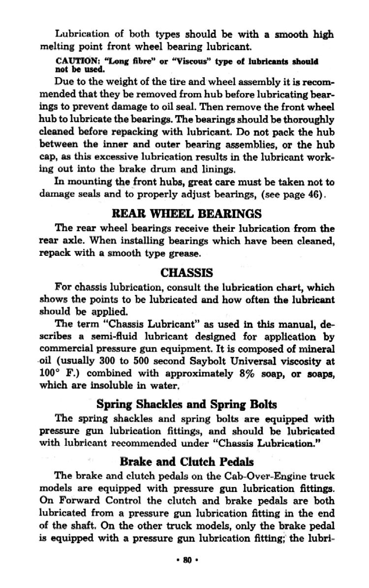 1954 Chevrolet Trucks Operators Manual Page 31